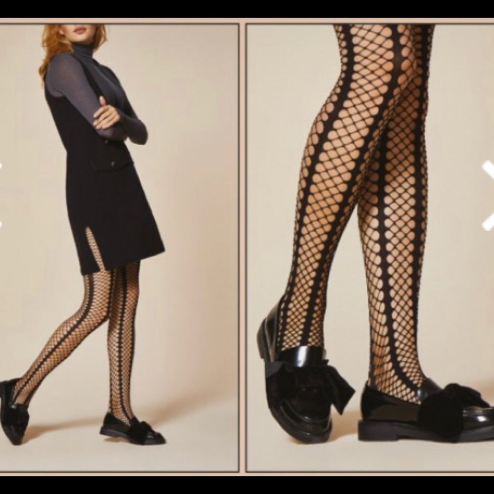 Lady on the move fishnet tights/pantyhose